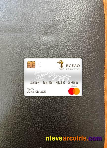 Burkina Faso the central bank of west african states bank master debit card photolook